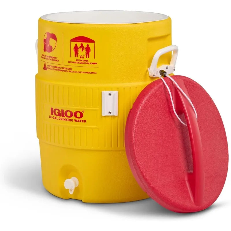 Igloo Cooler Water Beverage Dispenser 10 Gallon Insulated Drink Dispenser with Spout Portable Handwashing Station
