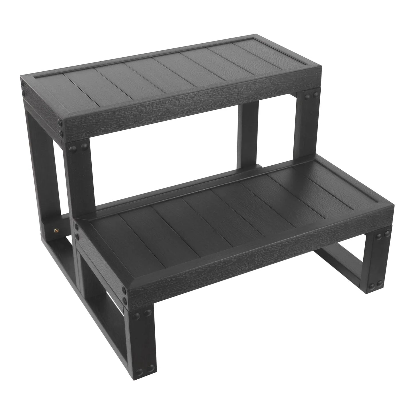 2 Step Hot Tub Steps Pool Ladder Entry Stairs Outdoor Spa Stairs