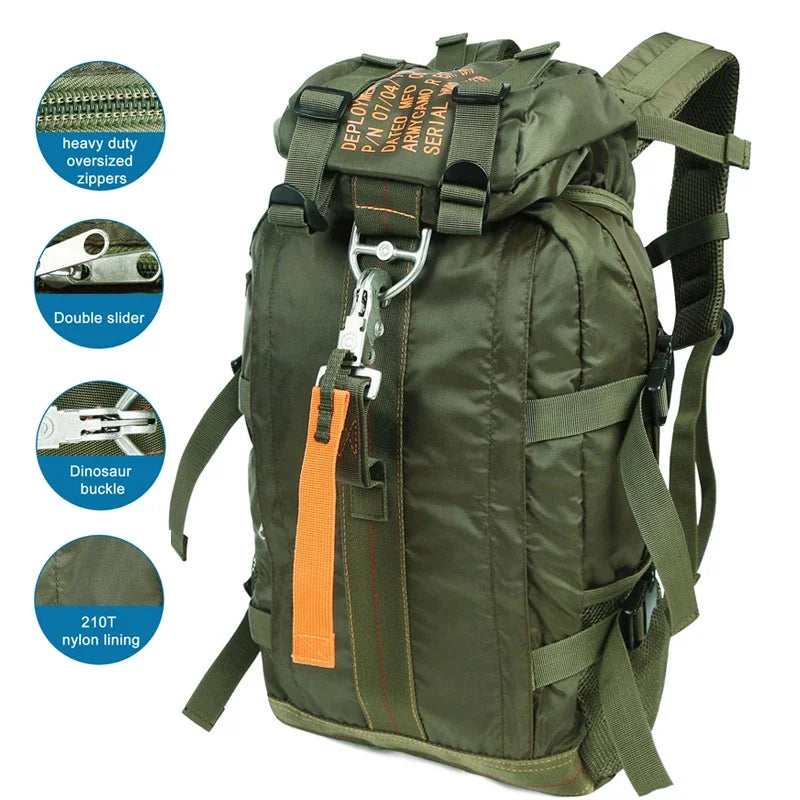 Travel Hiking Backpack Lightweight Waterproof Daypack for Men Unisex Camping Trekking Outdoor Sports