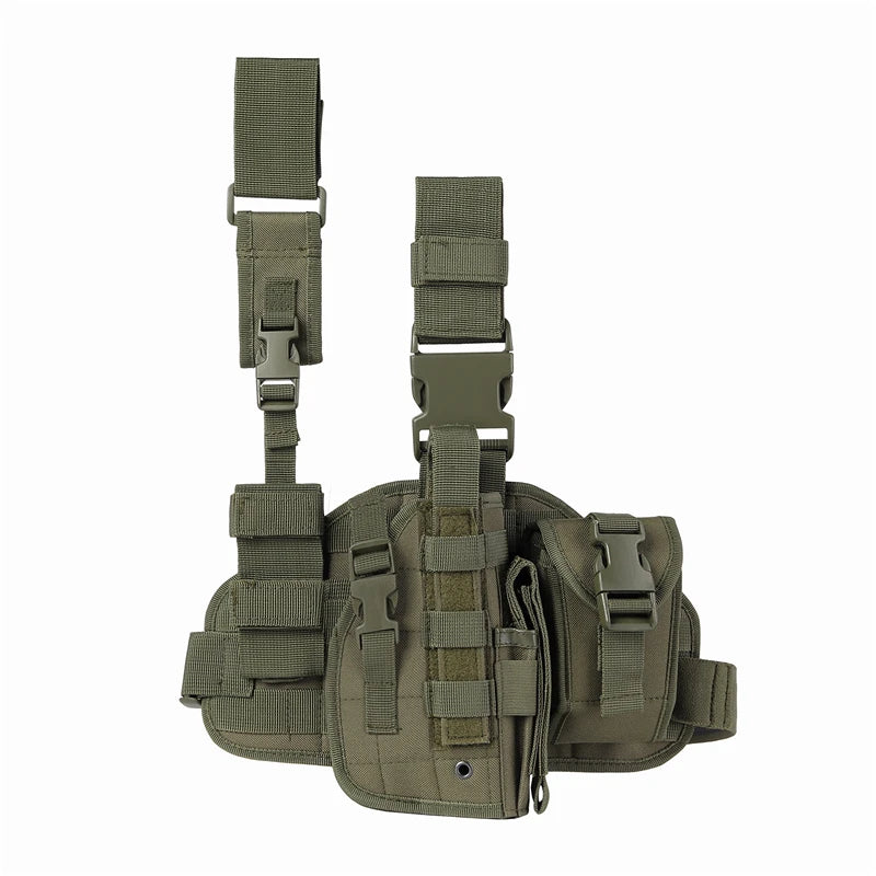 Tactical Leg Gun Holster Camouflage Bag Pistol Phone Pocket