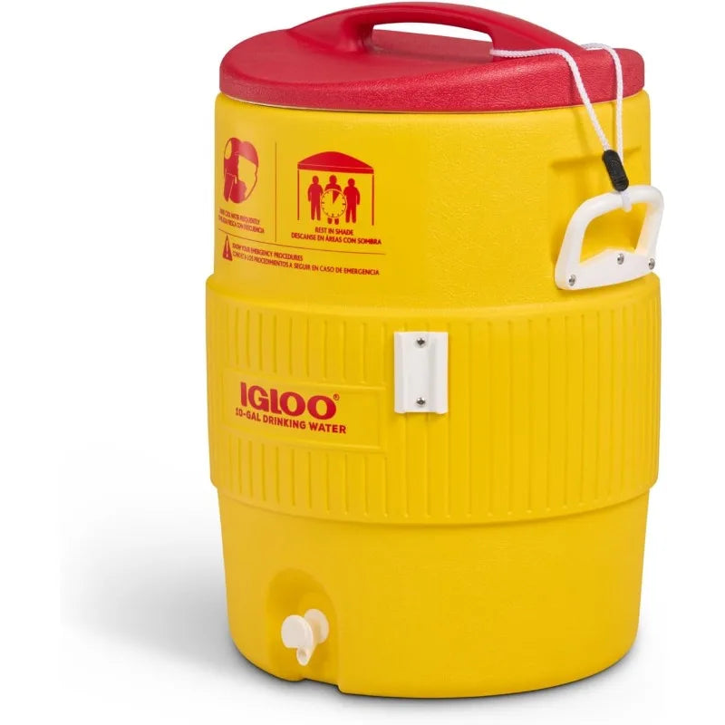 Igloo Cooler Water Beverage Dispenser 10 Gallon Insulated Drink Dispenser with Spout Portable Handwashing Station