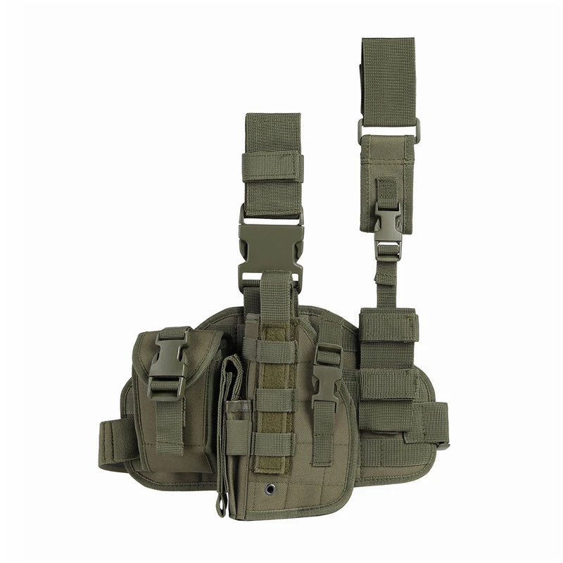 Tactical Leg Gun Holster Camouflage Bag Pistol Phone Pocket