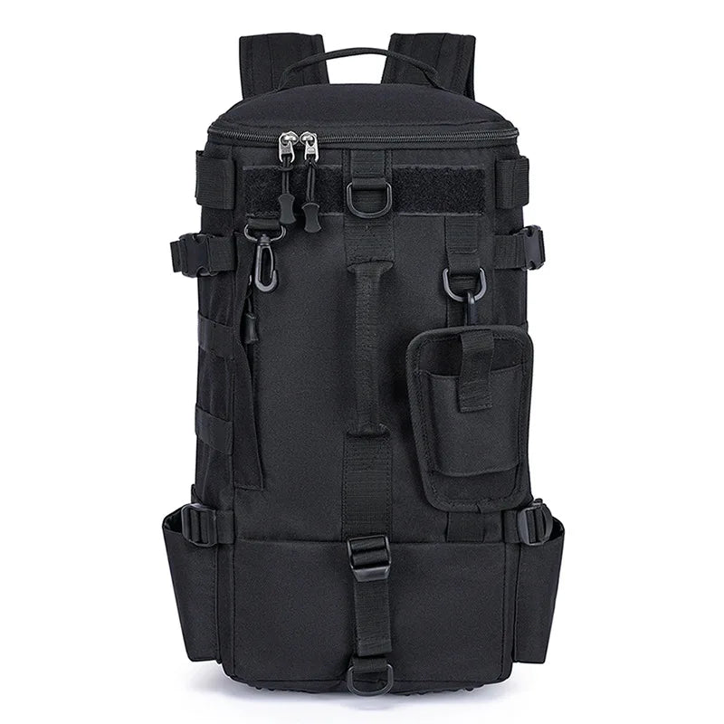 Tactical Fishing Backpack Rod Holders Tackle Bag Molle