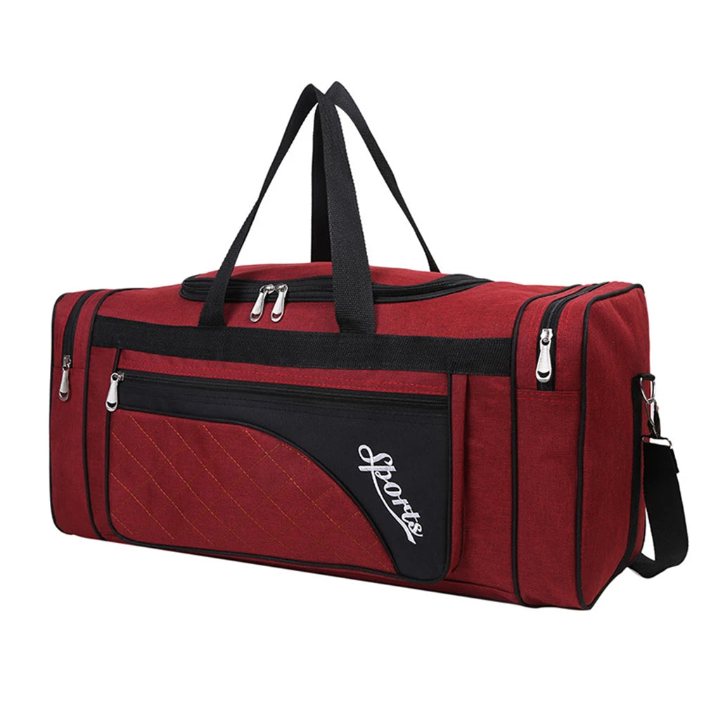 Oxford Dry Wet Separation Bags Large Capacity Fitness Training Bag Waterproof Multifunctional Side Zippers Outdoor Football
