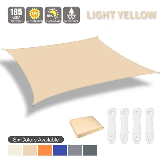 Waterproof Uv Sun Shade Sail Awning For Patio Garden