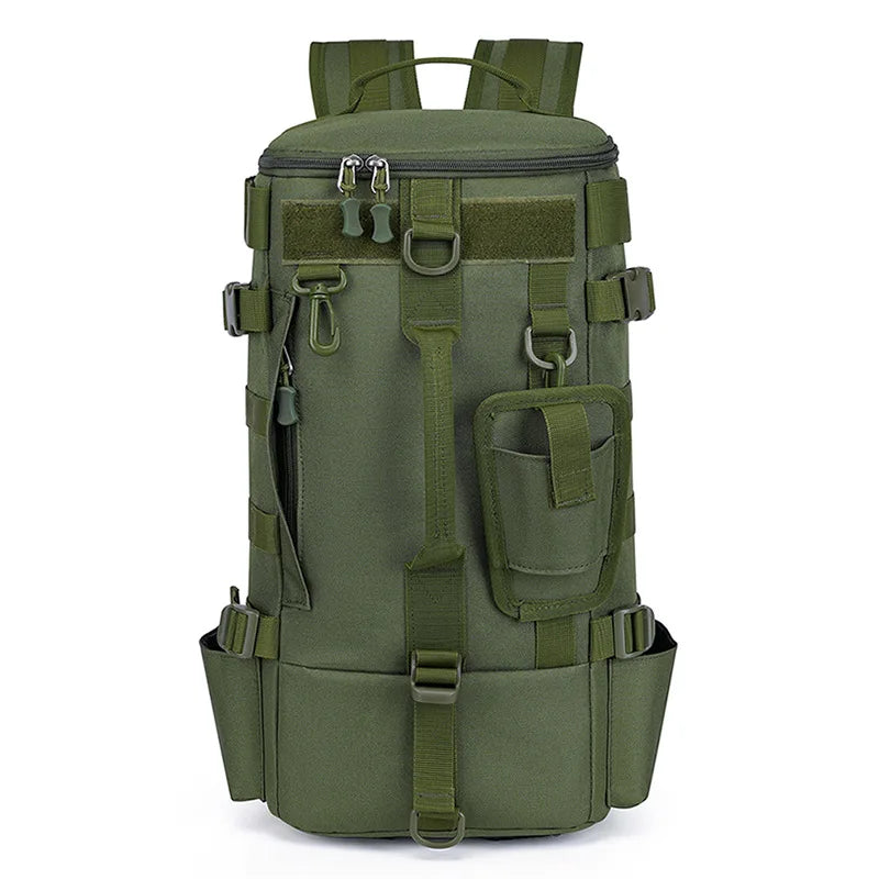 Tactical Fishing Backpack Rod Holders Tackle Bag Molle