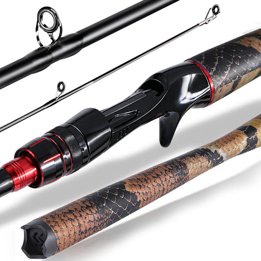 Sougayilang Carbon Fiber Spinning Rod 1.8m 1.98m 2.1m For Travel Freshwater