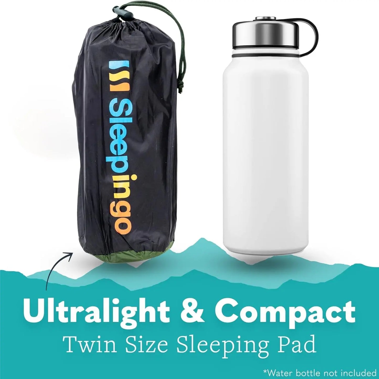Ultralight Inflatable Sleeping Pad 74x22 Inch Camping