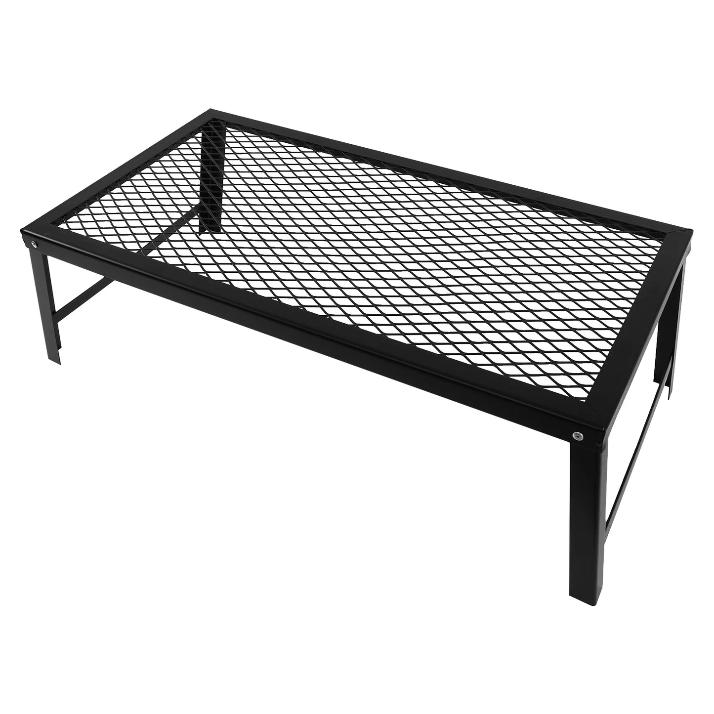 Folding Outdoor Camping BBQ Grill Picnic Campfire Pit Over Fire Cooking Grate US