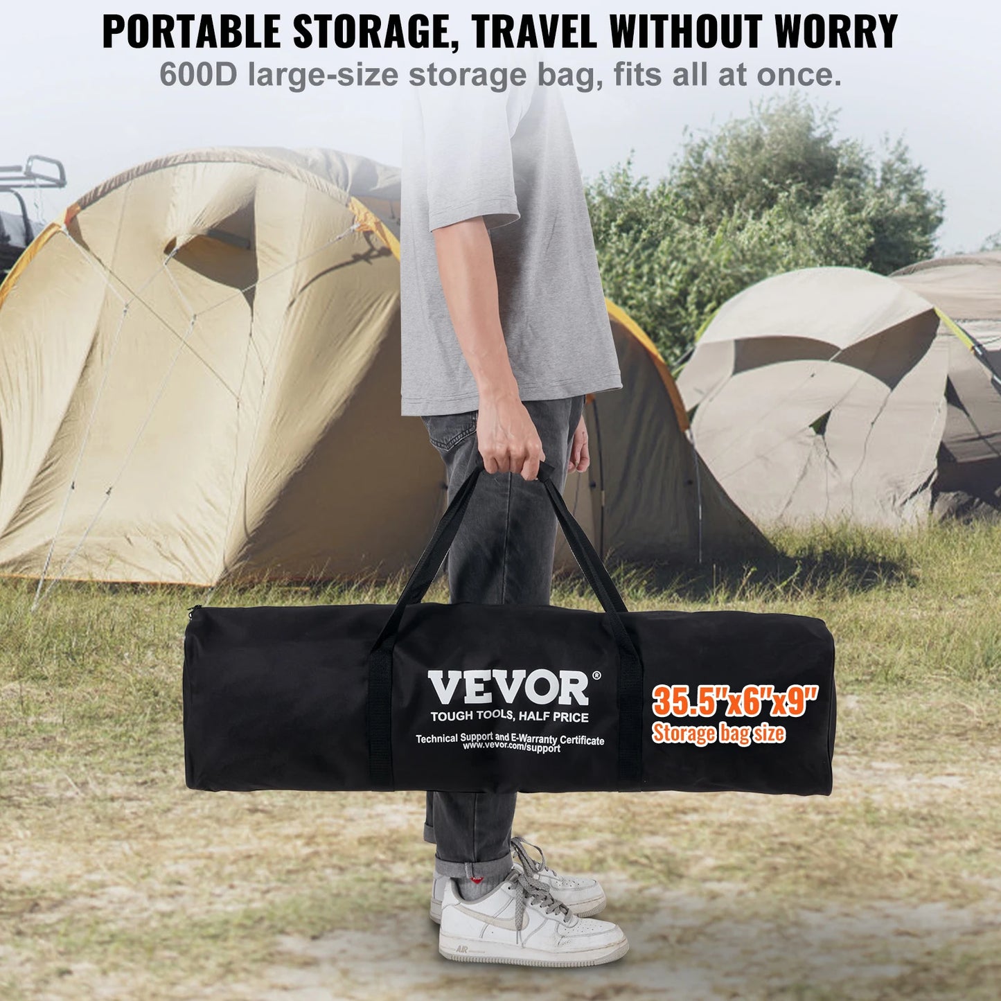 SucceBuy Outdoor Volleyball and Badminton Set Adjustable Steel Poles Professional Set with Carrying Bag for Backyard Beach Lawn