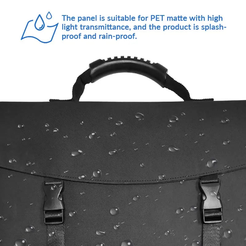 Ctolity 100W 18V Portable Foldable Flexible Monocrystalline Solar Panel Charger for Camping Outdoor Travel