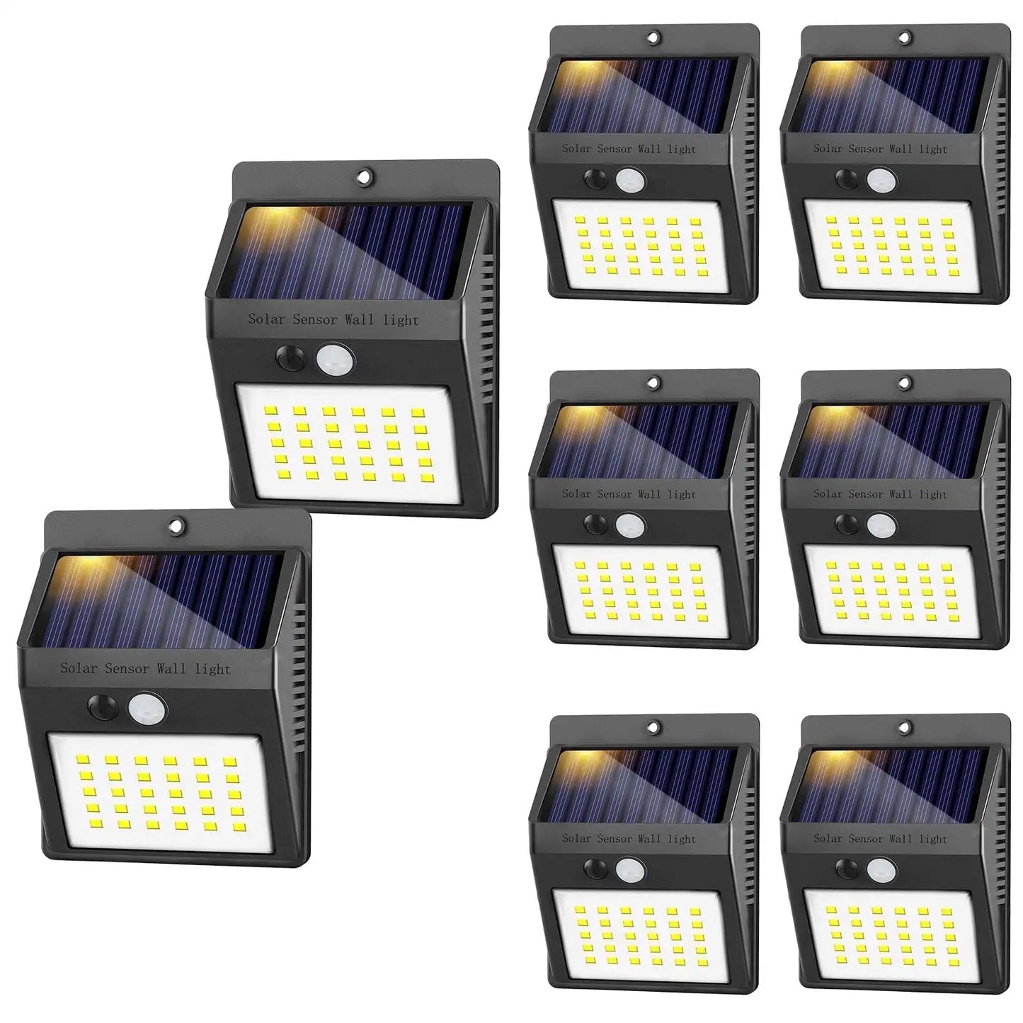 Solar LED Motion Sensor Lights For Garden Yard Fence