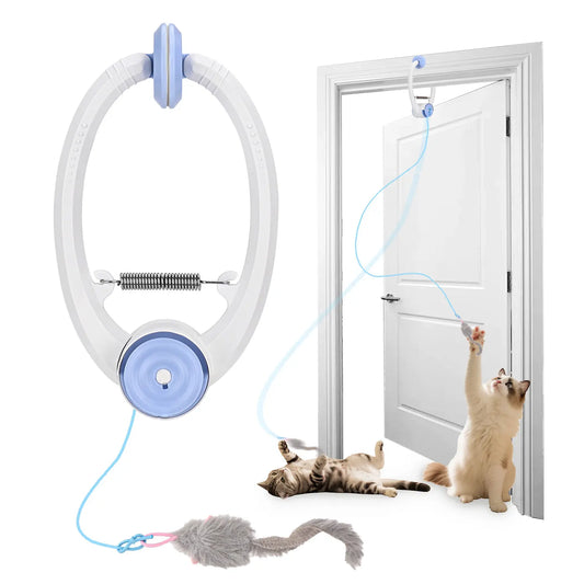 Electric Door Hanging Cat Toy USB Rechargeable Interactive Cat Toy