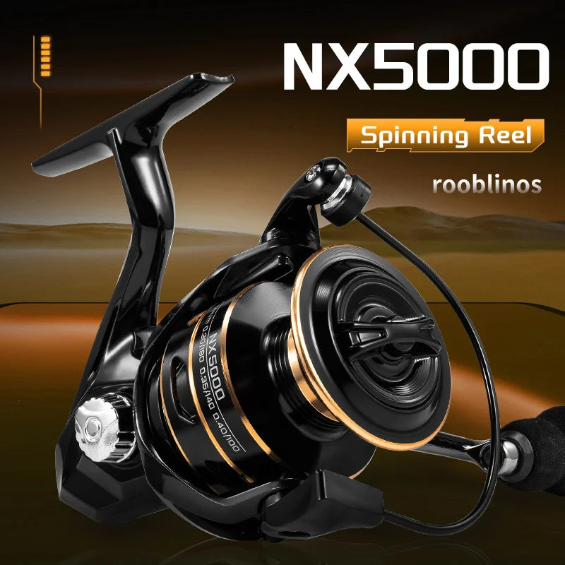 NX Spinning Fishing Reel 10kg Max Drag Metal Cup High Speed