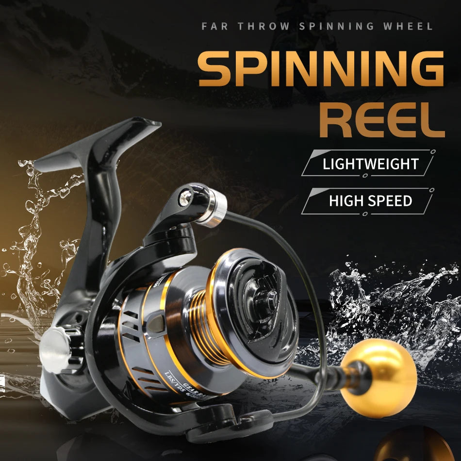 Hm New Spinning Fishing Reel 10kg Max Drag High Speed Metal