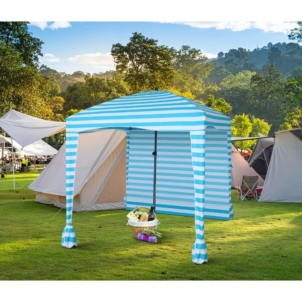 Portable Beach Shelter Canopy 6x6 Sun Shade Cabana Outdoor