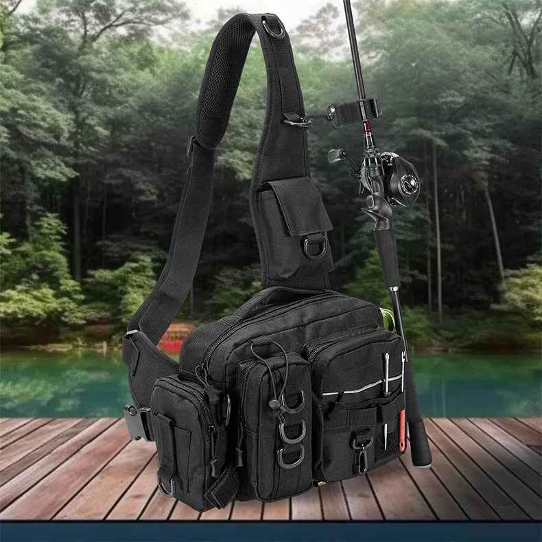 Outdoor Shoulder Bag Sports Climbing Backpack Tactical Hiking Camping Daypack Fishing Backpack