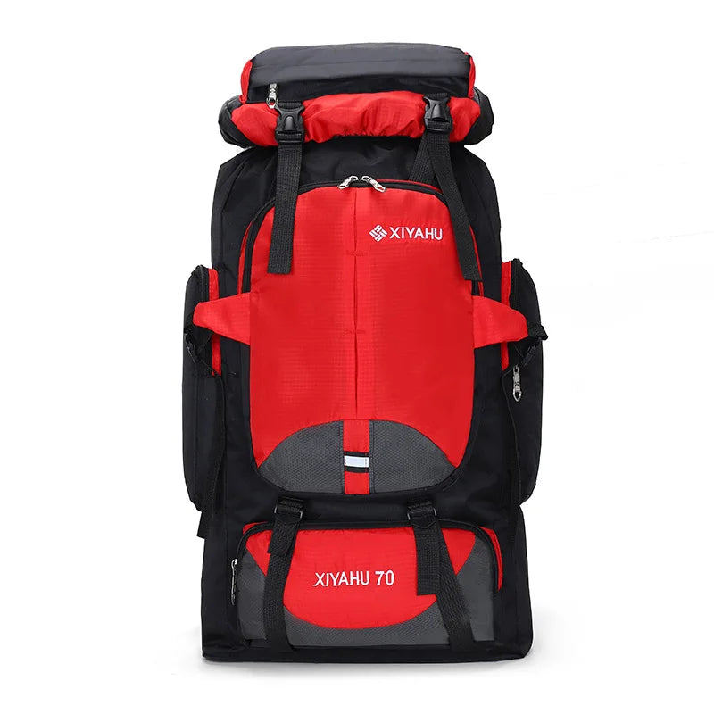 Camping High Capacity Hiking Backpack for Men and Women 70L Waterproof Outdoor Travel Sports Bag