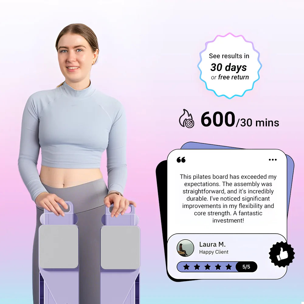 2 In 1 Abs And Ski Board Portable Core Leg Trainer Home Gym