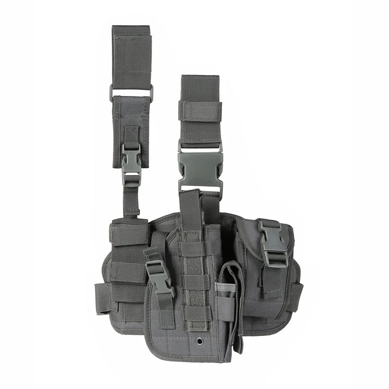 Tactical Leg Gun Holster Camouflage Bag Pistol Phone Pocket