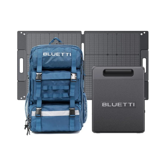 Bluetti Handsfree 2 Solar Backpack Power Station 512Wh 700W LiFePO4 Solar Generator for Hiking Photography Travel US Plug