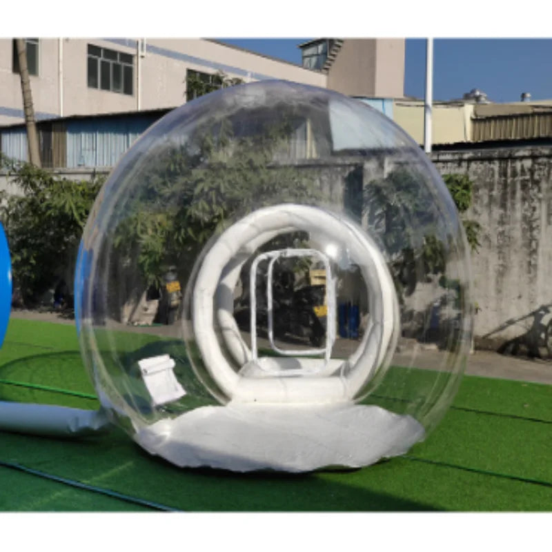 Transparent Inflatable Bubble Dome Tent PVC With Blower