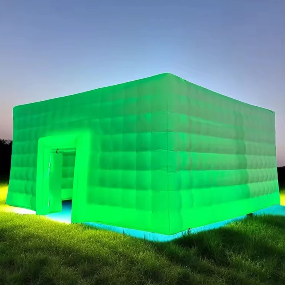 26FT Large LED Inflatable Air Club Tent House with Blower for Party Event Rental Business