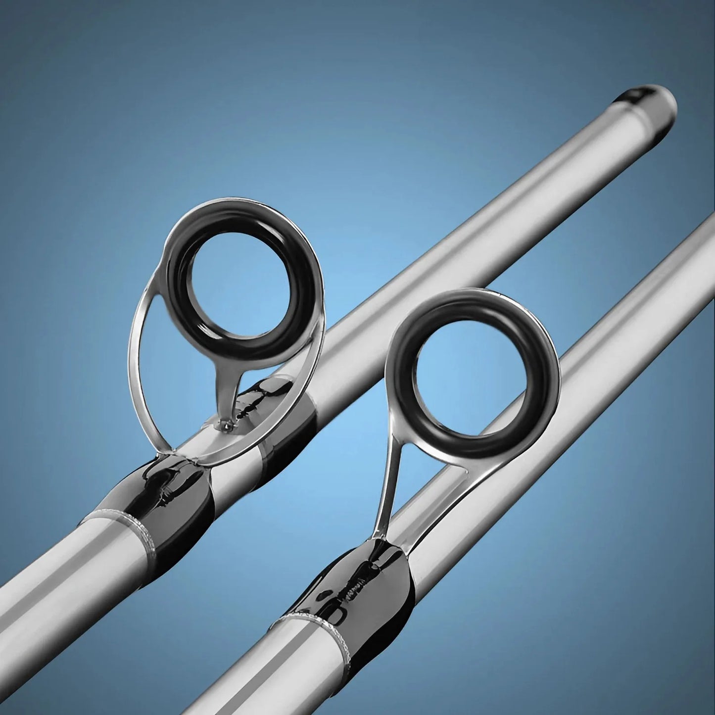 180cm Silvery Carbon Fiber Lure Fishing Rod M Tuning