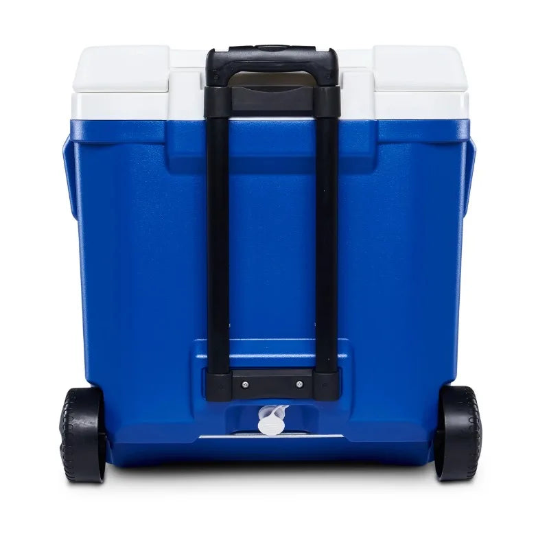60 QT Portable Rolling Cooler for Outdoor Picnics and Yard Parties