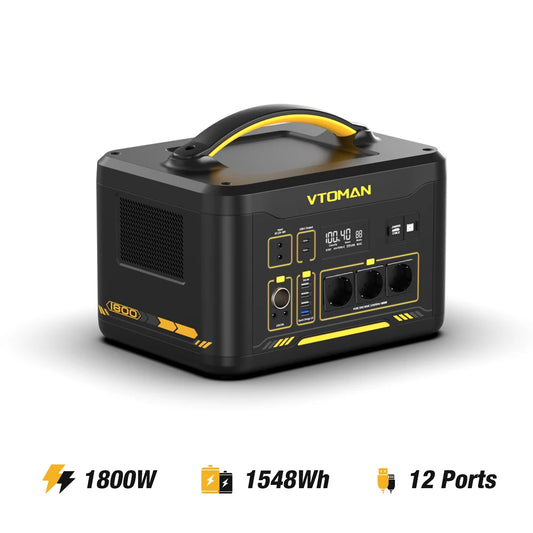 VTOMAN JUMP 2200 Portable Power Station 1548Wh LiFePO4