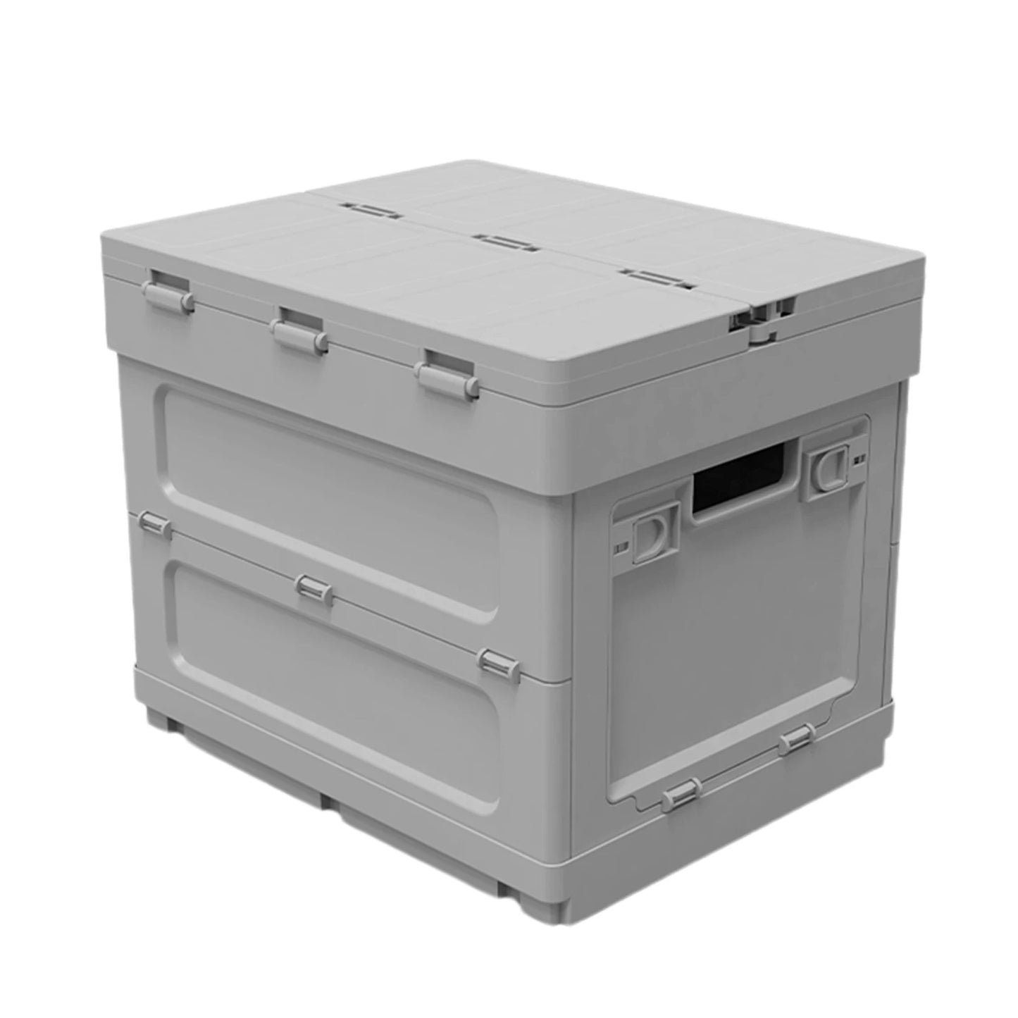 Portable Picnic Table With Cooling Feature Large Capacity Storage Container And Parking Warning Sign For Camping Outdoor