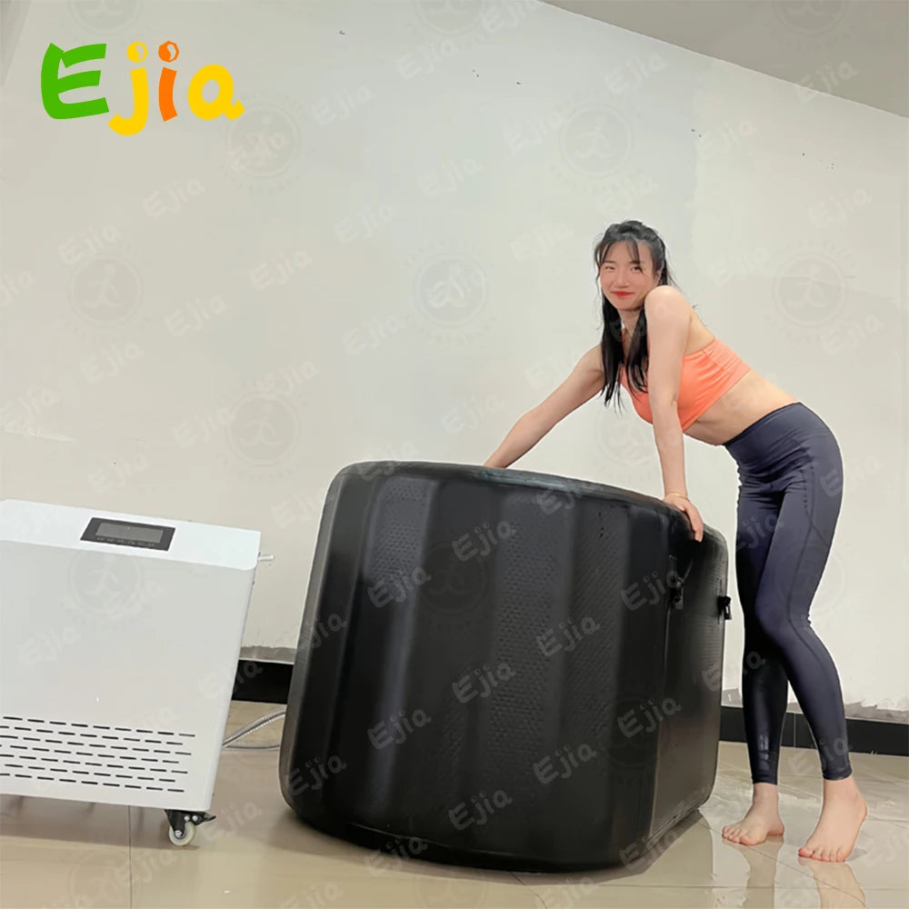 Portable Foldable Cold Plunge Tub Inflatable Recovery Ice Bath for Athletes Outdoor Water Chiller