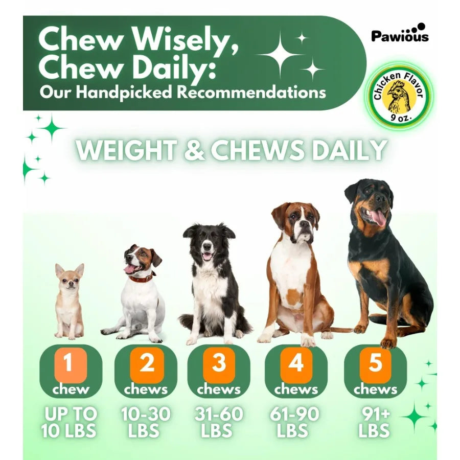 Flea and Tick Prevention Chewables for Dogs Natural Oral Flea and Tick Control Supplement