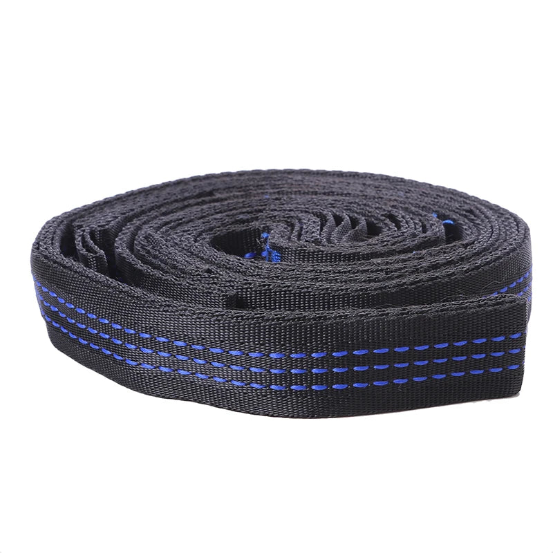 Two Pack Hammock Straps 600 Lbs 5 Ring Polyester Belts