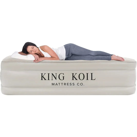 King Size Double Height Adjustable Air Mattress With Pump