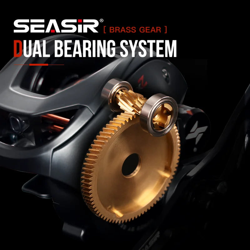SeaSir Cast X2 Baitcast Reel 7 3 To 1 N52 Brake Bearing