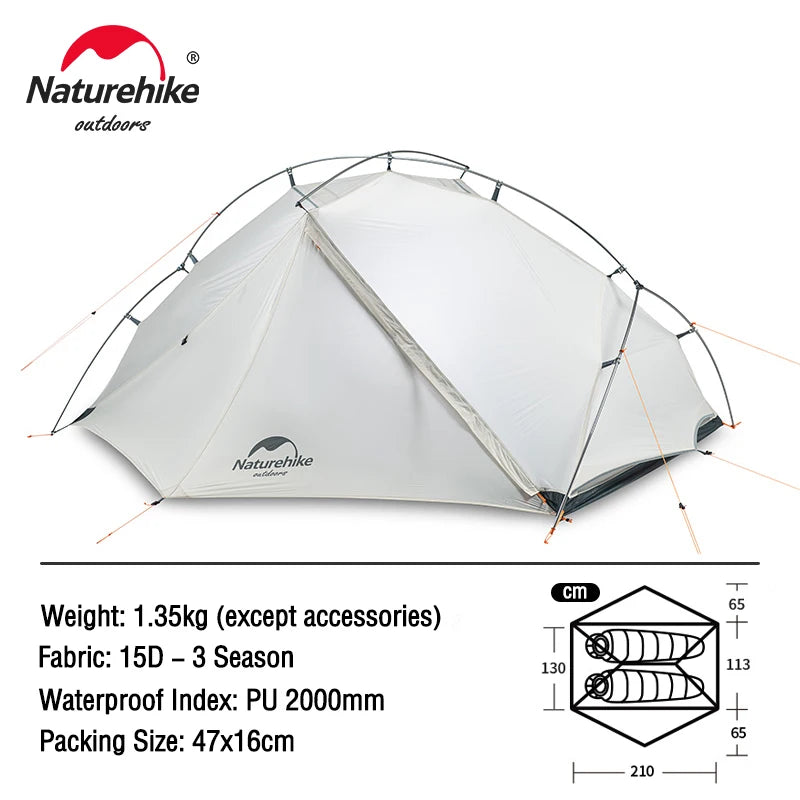 Naturehike VIK Ultralight 1 2 Person Waterproof Tent