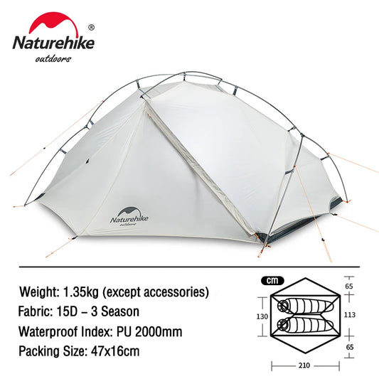 Naturehike VIK Ultralight 1 2 Person Waterproof Tent