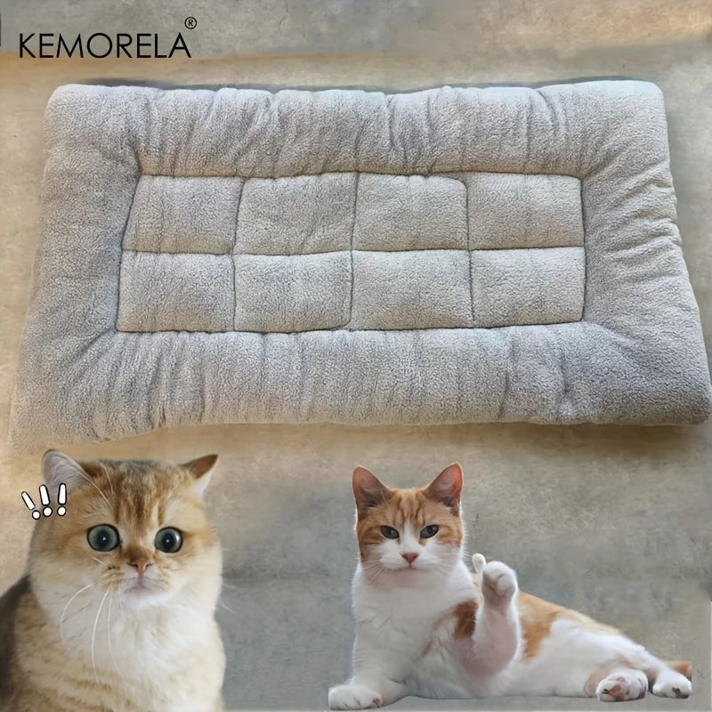 KEMORELA XL Plush Dog Bed Super Soft Polyester Mat