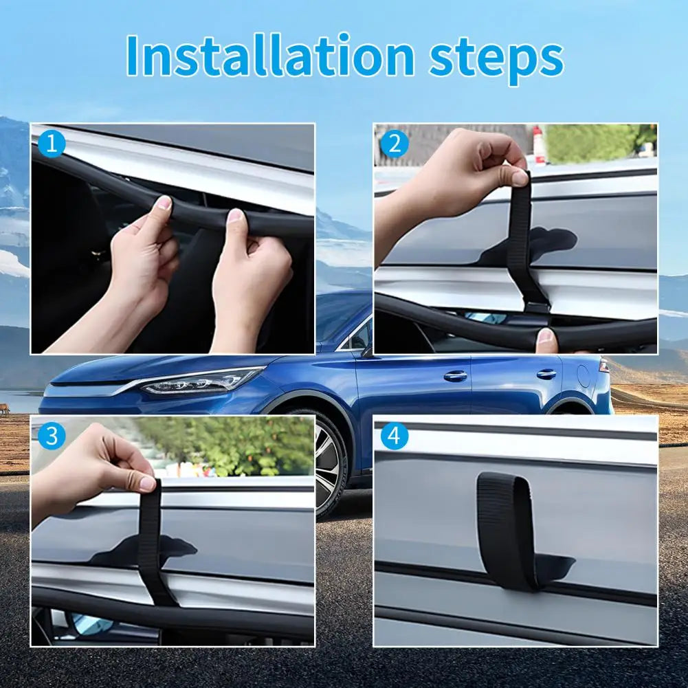 21 Cubic Feet Car Rooftop Cargo Bag with Anti Slip Mat Waterproof Auto Roof Top Luggage Storage Bag Traveling Car Carrier Bag