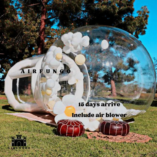 Customization White Bounce House Transparent Inflatable Camping Tent Bubble Dome House for Balloon Event