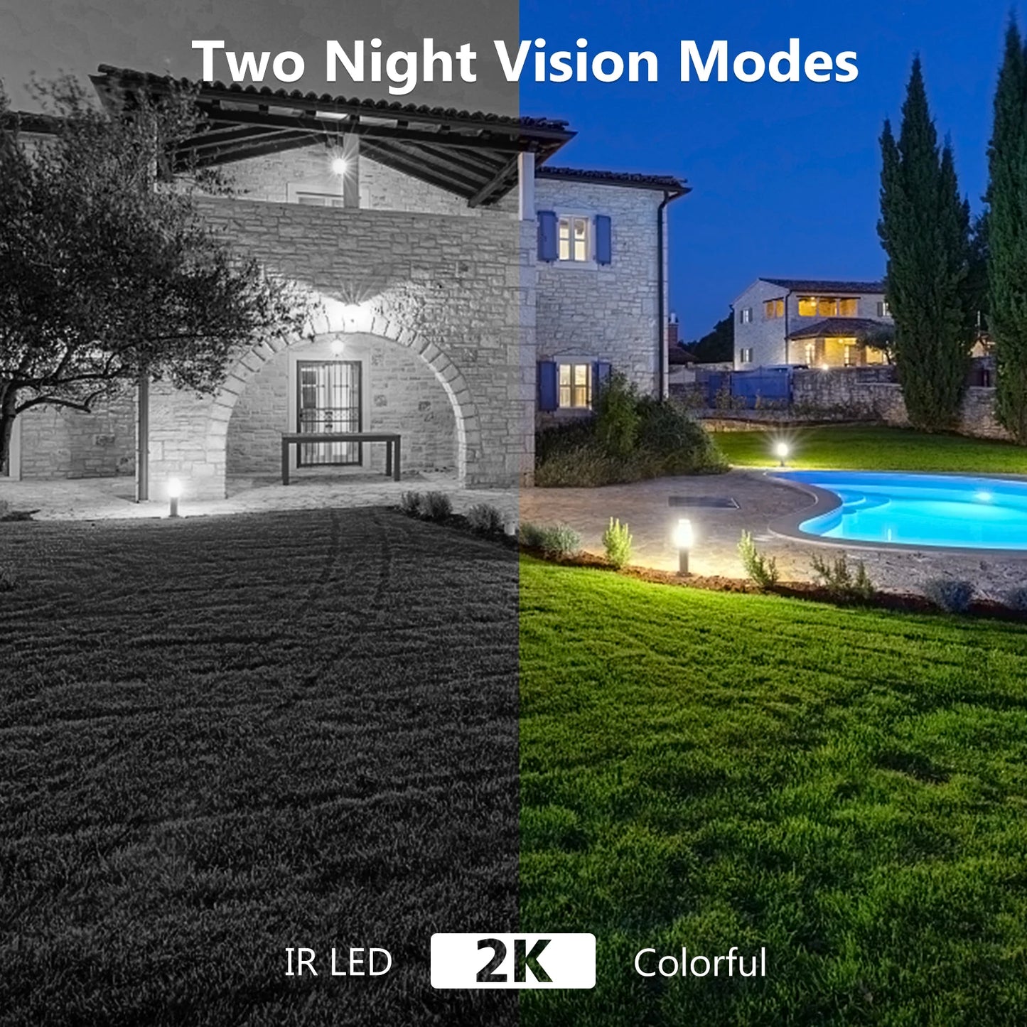 Xega 4G LTE Solar PTZ Security Camera 2K Color Night