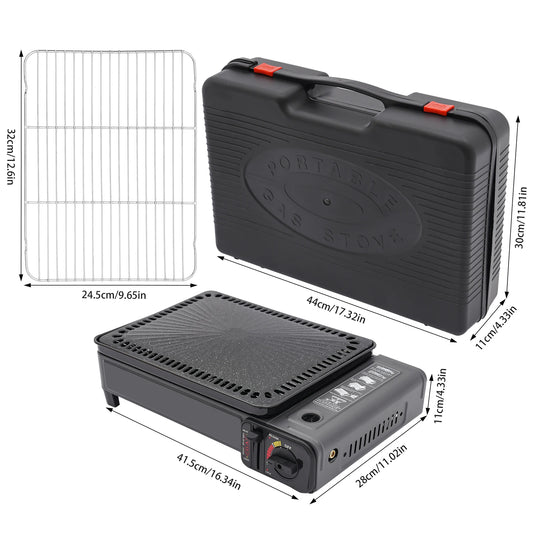Portable Butane BBQ Grill Stove For Camping And Picnic