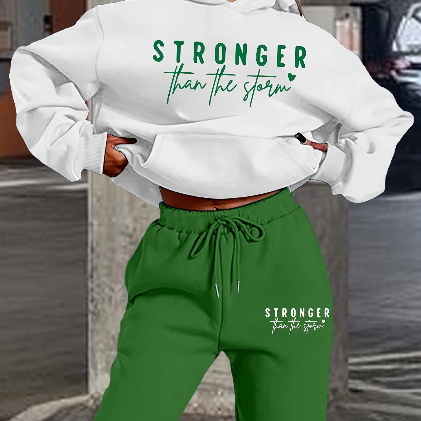 Cozy Fleece Hoodie Set For Women Premium Two Piece Outfit