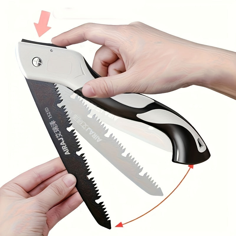 Airaj 1pc Steel Folding Saw With Anti Slip Handle Pro