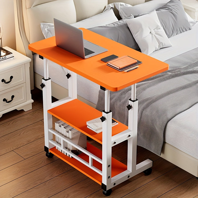Adjustable Portable Rolling Standing Desk for Small Spaces