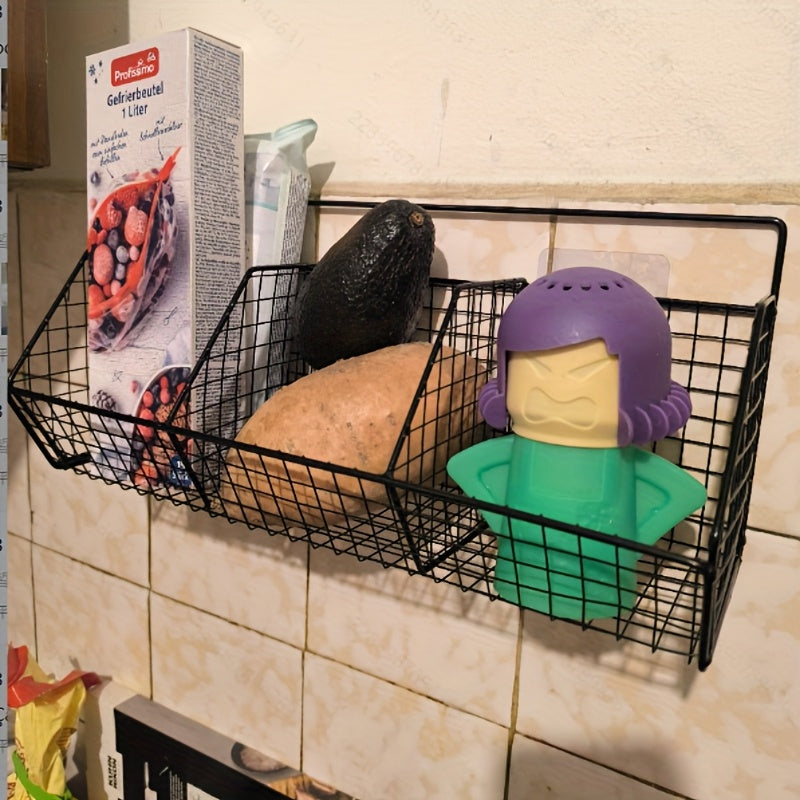 Durable Adjustable Kitchen Storage Basket For Spices Onions Garlic