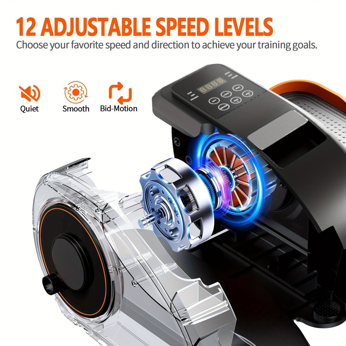 Under Desk Elliptical Trainer Seated Exerciser For Seniors