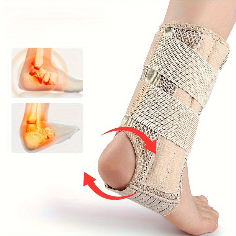 Ankle Support Brace Adjustable Strap for Sports and Running