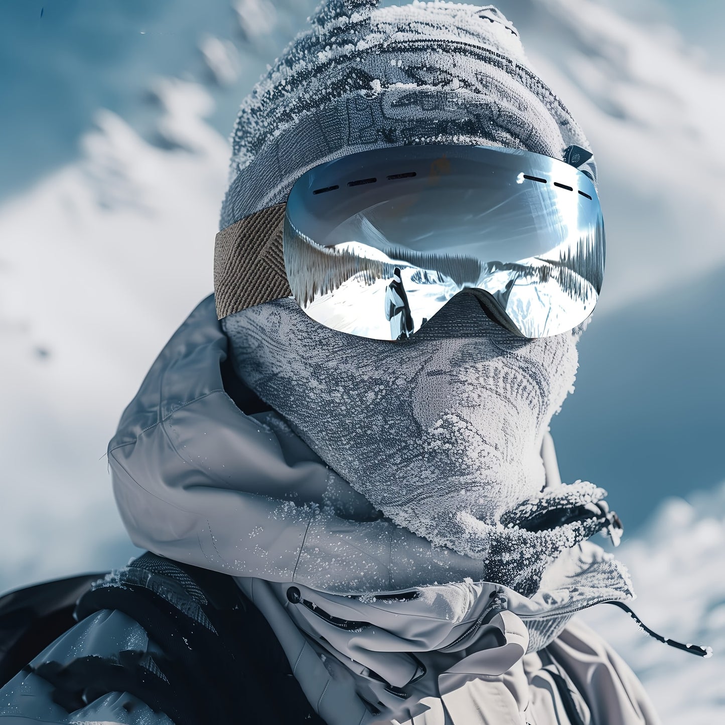 Two Pack Stylish Ski Goggles Oversized Polarized Lenses Windproof OTG for Winter Sports and Outdoor Adventures